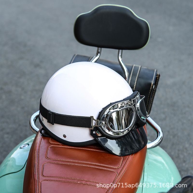 Casco 3C nuevo casco eléctrico estándar nacional retro casco unisex medio casco montar coche de batería venta directa