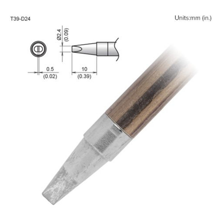 日本白光HAKKO  T39-D24 烙铁头烙铁嘴烙铁咀 配焊台FX-971