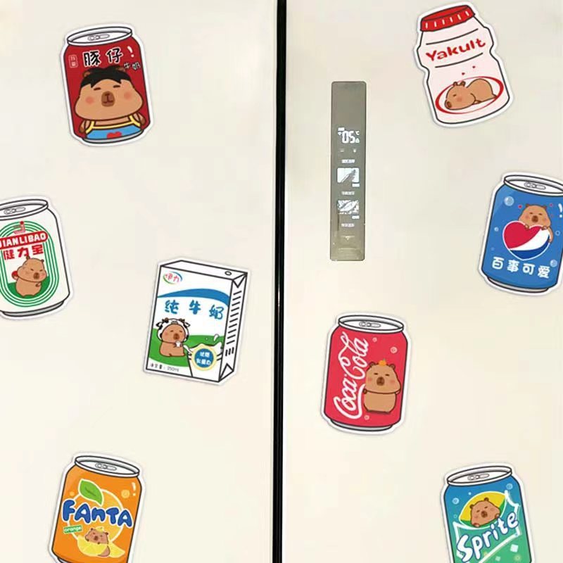 かわいい漫画の冷蔵庫用マグネット、インターネット有名人の装飾用マグネット、高価値の磁気ステッカー、磁気冷蔵庫用マグネット、クリエイティブなアイデア|undefined