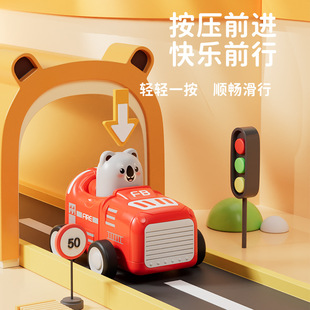 Children's pressing inertia toy car car cartoon cute cute pet shape educational baby boy toys wholesale