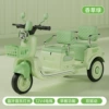 12V4A large battery + dual drive + early education music - vanilla green