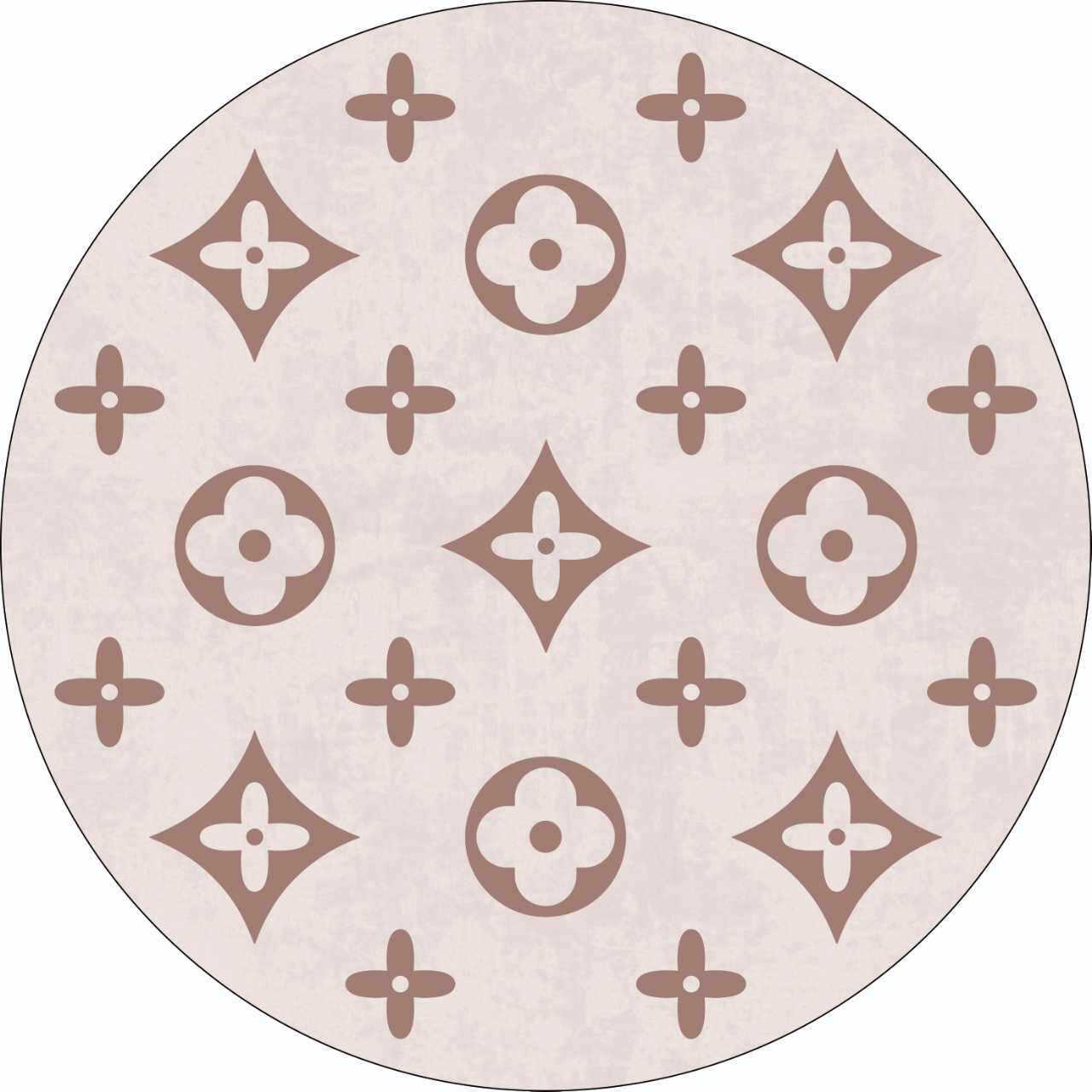 Alfombra de sala de estar redonda de lujo ligera alfombra de camisa doméstica resistente al desgaste alfombra de lana aislante fácil de cuidar alfombra de cama del dormitorio