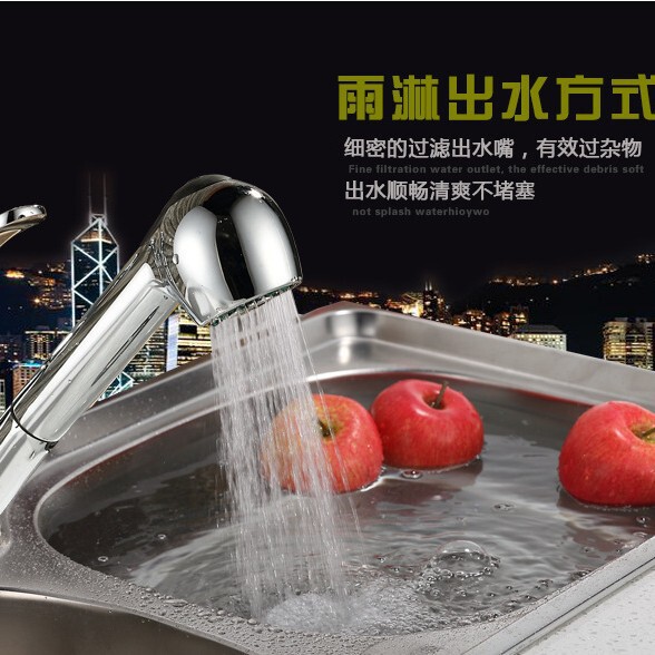 Bathroom Manufacturers Wholesale All-Copper Pull-Out Faucets, Pull-Out Kitchen Basin Faucets, Rv Faucets
