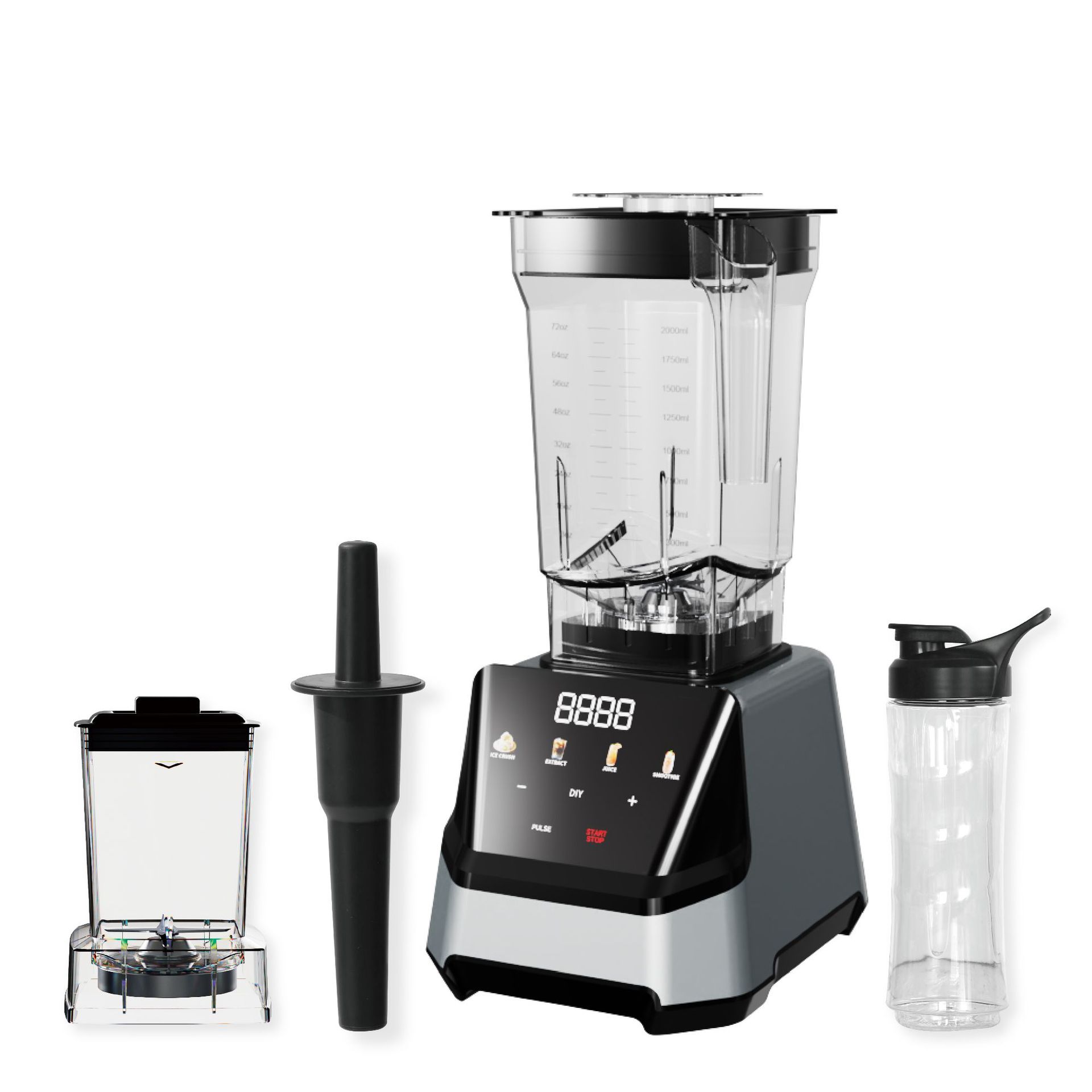 Licuadora Multifuncional con Pantalla Táctil 2L para Cocina image 6