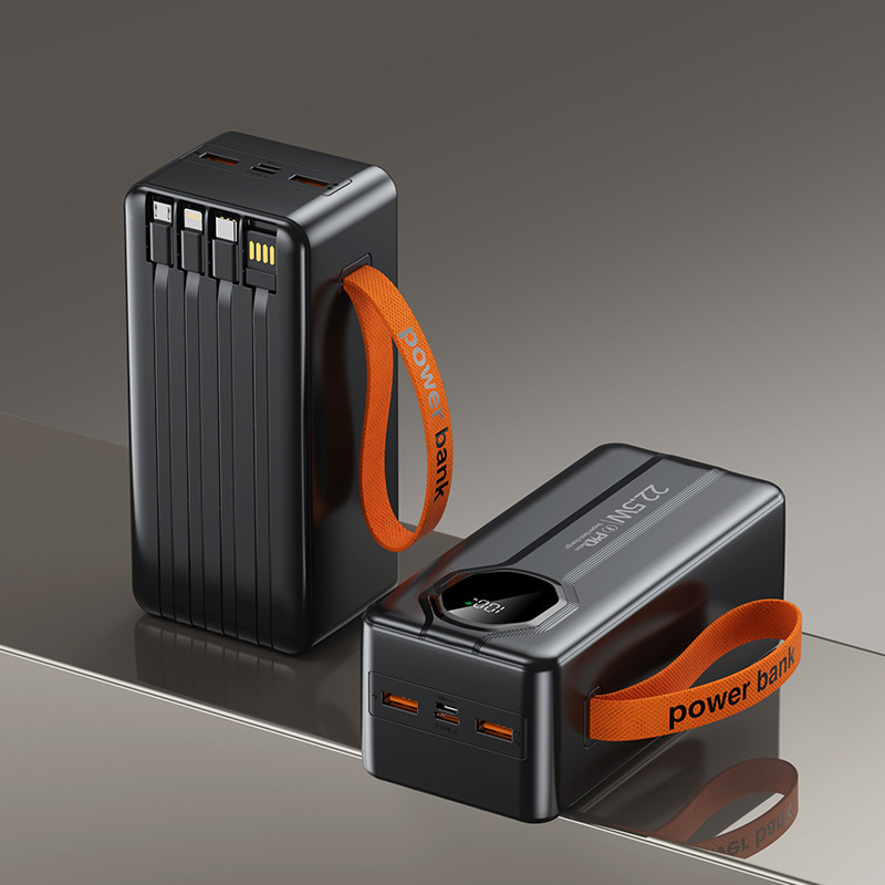 高速充電パワーバンクにはケーブルが付属しています 50000 mAh 超大容量屋外モバイル電源パワーバンクカスタマイズ|undefined