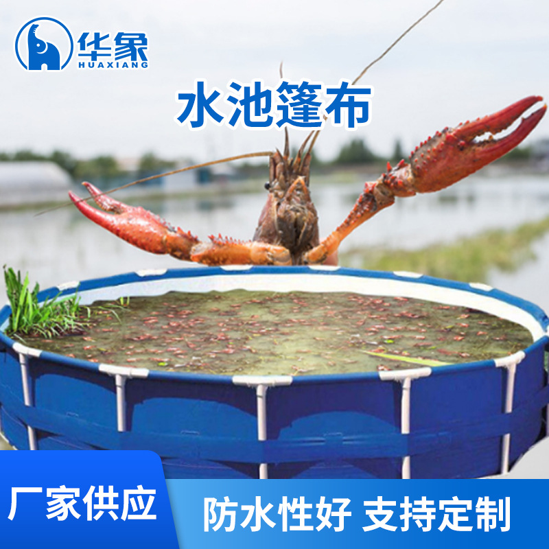 批发PVC夹网加厚耐磨帆布防水布家用养殖水箱刀刮布小龙虾养殖