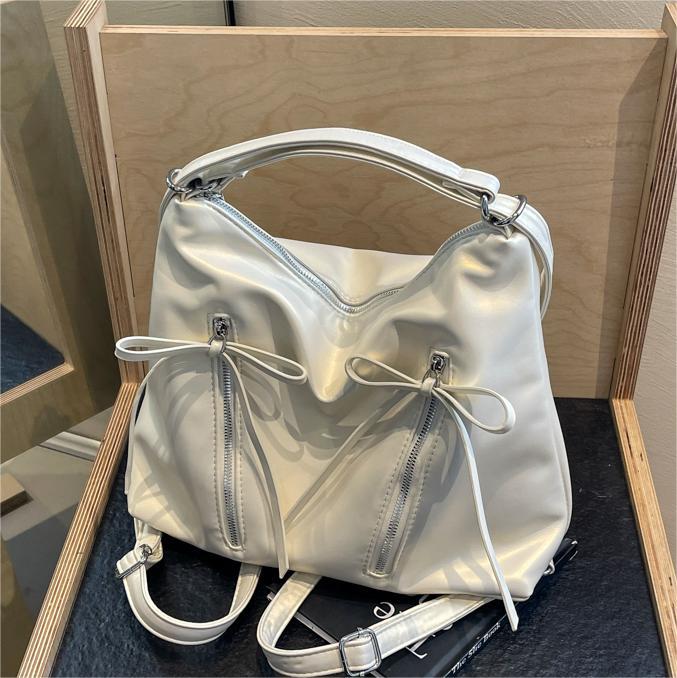 Coreano ins mochila de gran capacidad para mujeres 2024 nueva moda versátil bolso de brazo de alta textura mochila