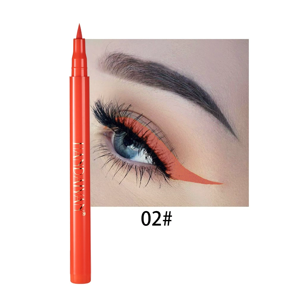 Eye Pencil (HANDAIYAN) Rainbow Makeup Primer, Waterproof Smudge‑Proof, 12 Colors, 1.6 g