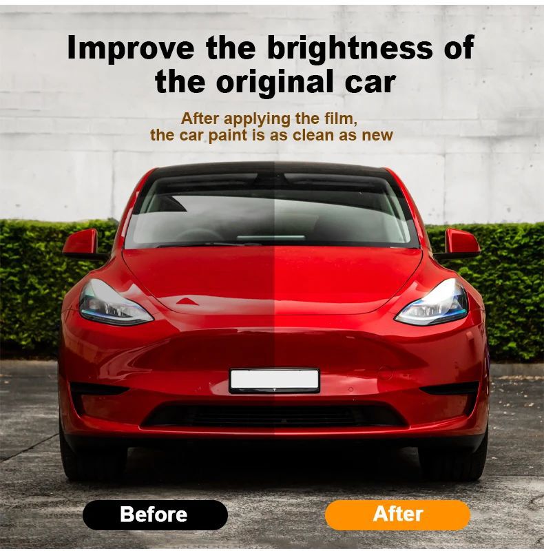 Cross-border special for 20-24 Tesla modelY special invisible car clothing TPU film paint protective film