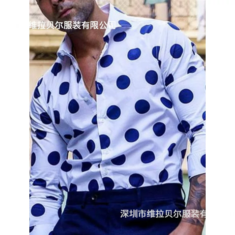 Рубашка, плюс размер, европейский стиль, slim fit