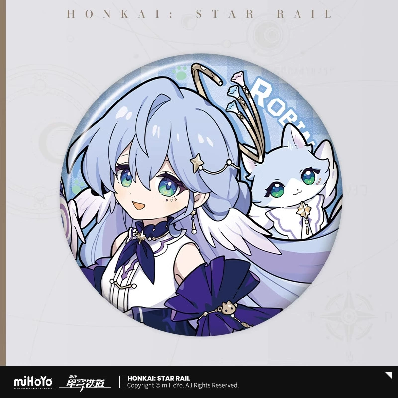 Коллекционный значок (Honkai: Star Rail) — персонаж, цветной картон на подложке, одиночный