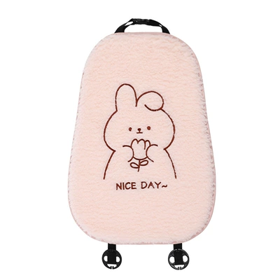 Car Cushion Autumn and Winter Seat cushion, seat cover - steamed-velvet-bunny-cushion-backrest