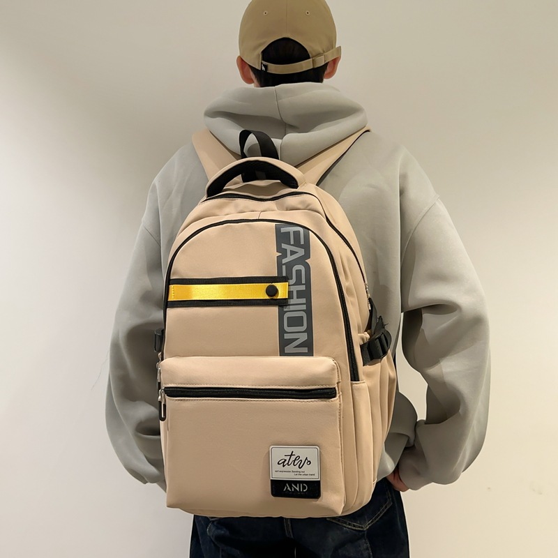 Kids Backpacks New Fashion Trend Backpack Large Capacity Outdoor Leisure Travel Bag Computer Bag Men's Backpack Student Schoolbag_voghion.com