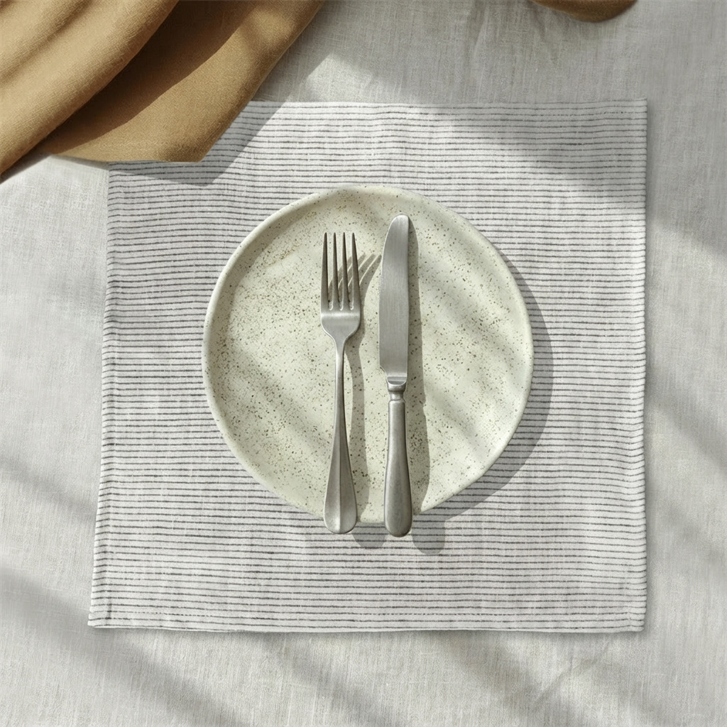 Ropa de lluvia francesa ins Lino puro servilleta paño de la boca hogar cuadrado llanura de gama alta Toalla de té japonés mantel al por mayor