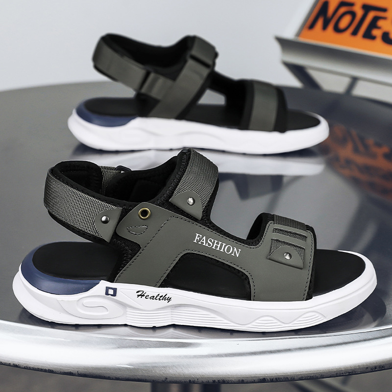 Deportes de verano sandálias de playa para hombres 2024 nuevos juveniles zapatos de playa de nadar