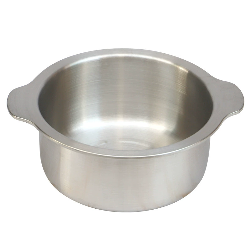 Commercial hot pot restaurant-specific thickened deep stainless steel straight pot for skewers hotpot with clear broth and two-flavor yin-yang shabu shabu pot