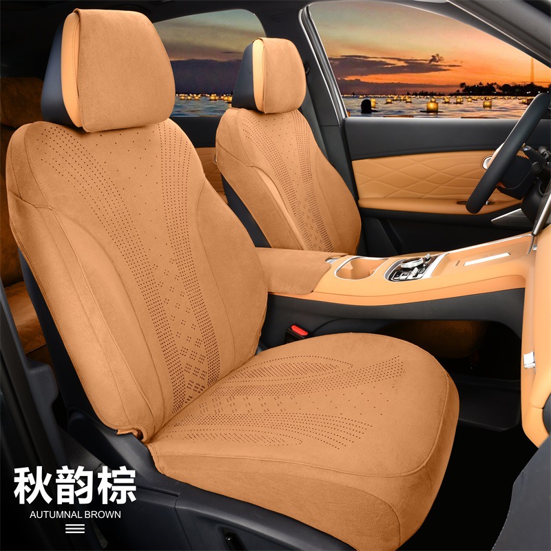 Geely – Geely Galaxy E8 Modelə uyğun (Original) oturacaq örtükləri - brown-7