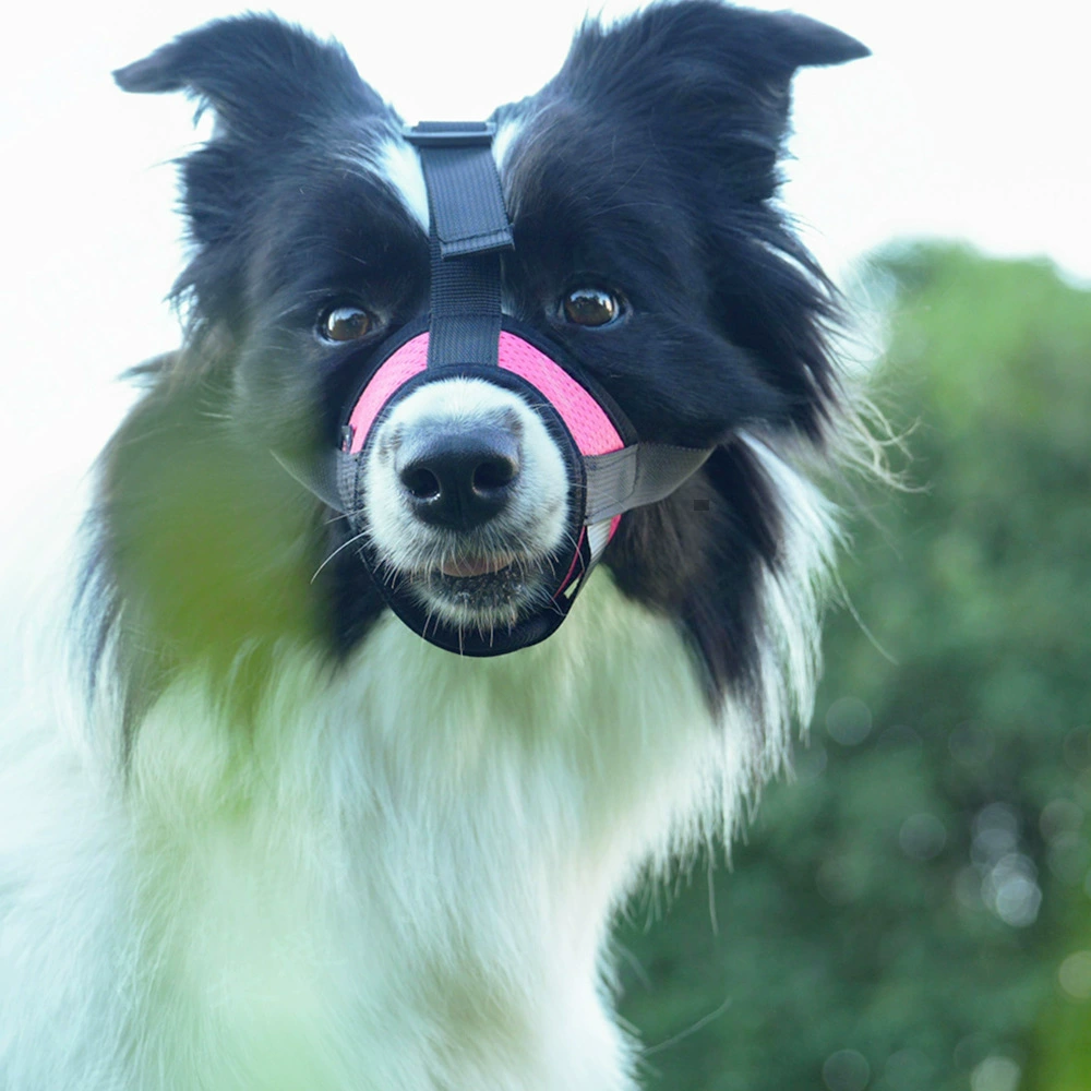 Строго подобранная Высококачественная тканевая намордник для собак, защита от укусов, защита от облизывания, защита от лая, устройство против лая, средняя намордник для собак