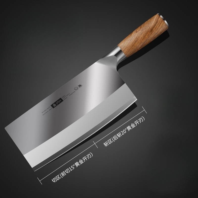 4cr13 cuchillo de cocina cuchillo de corte de verduras domésticas cuchillo de corte de madera sólida de madera