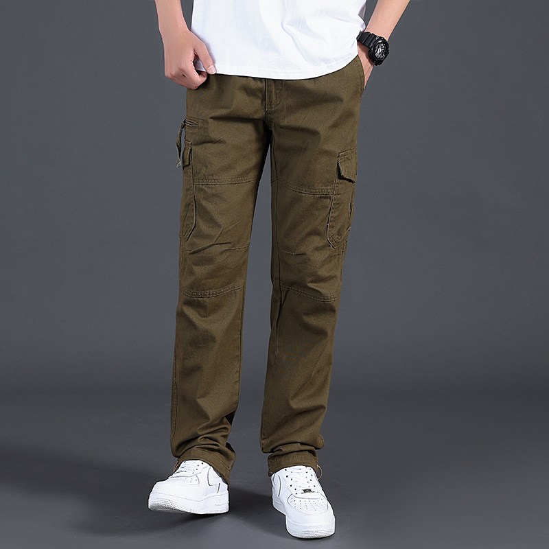 7 bolsillos amarillo del ejército