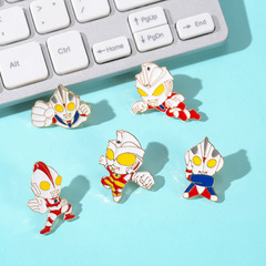 奧特曼卡通動漫胸針 日系可愛鹹蛋超人徽章迪迦賽羅澤塔別針學生