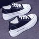 Canvas Shoes for Women New 2025 Spring Versatile Sneakers Thick Sole Breathable Inner Heightening Non-Slip Casual Soft Sole Shoes