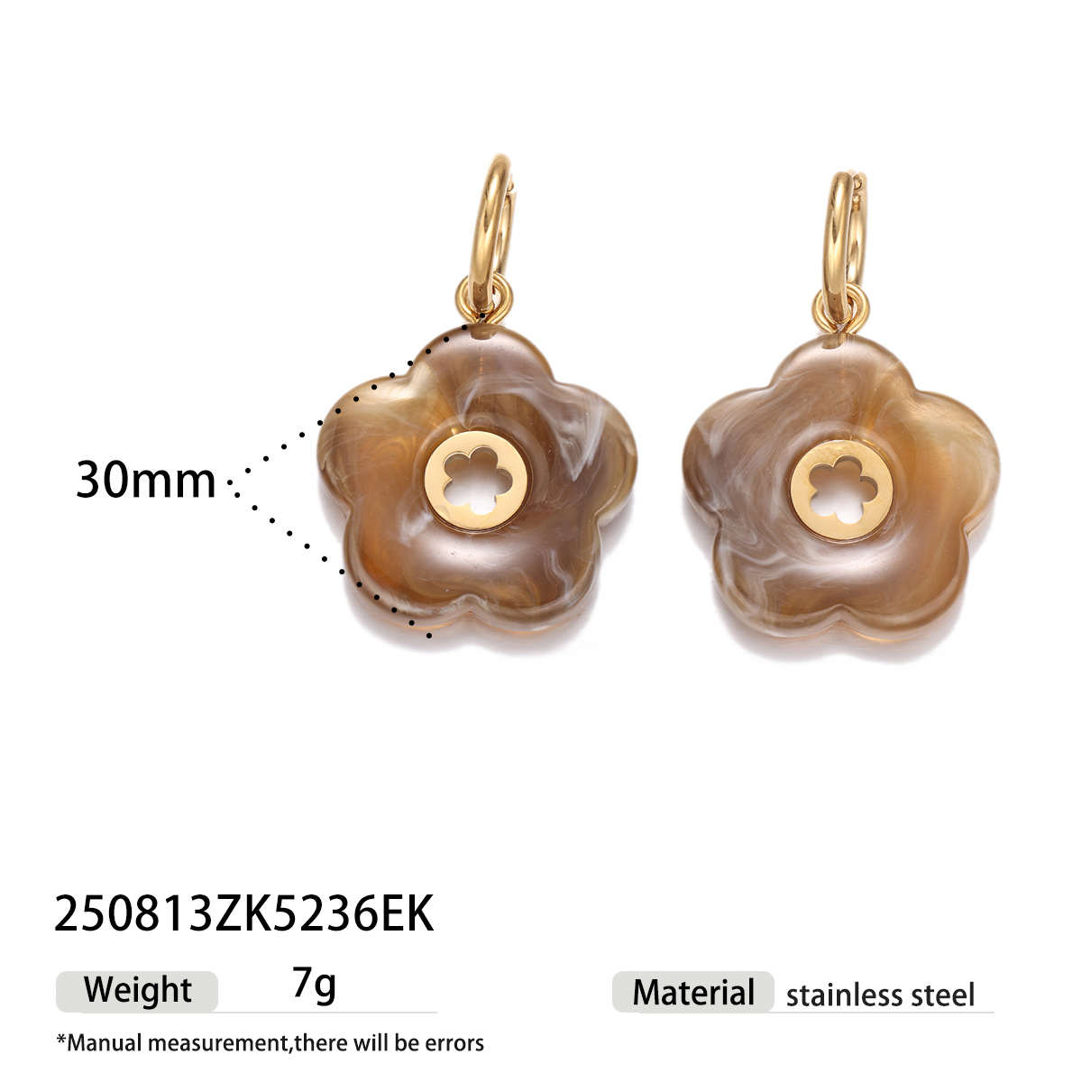 Alta Europa y América de acero inoxidable acrílico collar ligero nicho de lujo joyería de moda damas conjunto de productos de venta cruzada