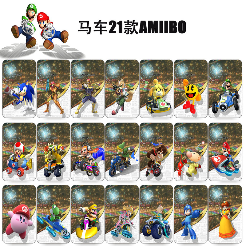 马里奥赛车8奥德赛 amibo卡  马车8马里奥3D世界全套21款 amibo卡|undefined