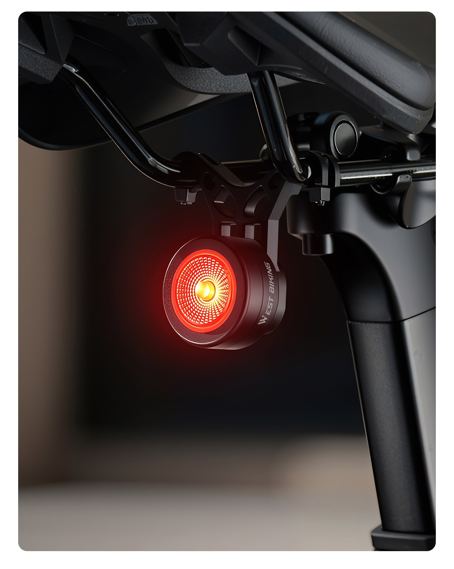 Suitable for West Rider bicycle tail lights, night riding lights, mountain bikes, road bikes, intelligent sensor brake lights, cycling tail lights
