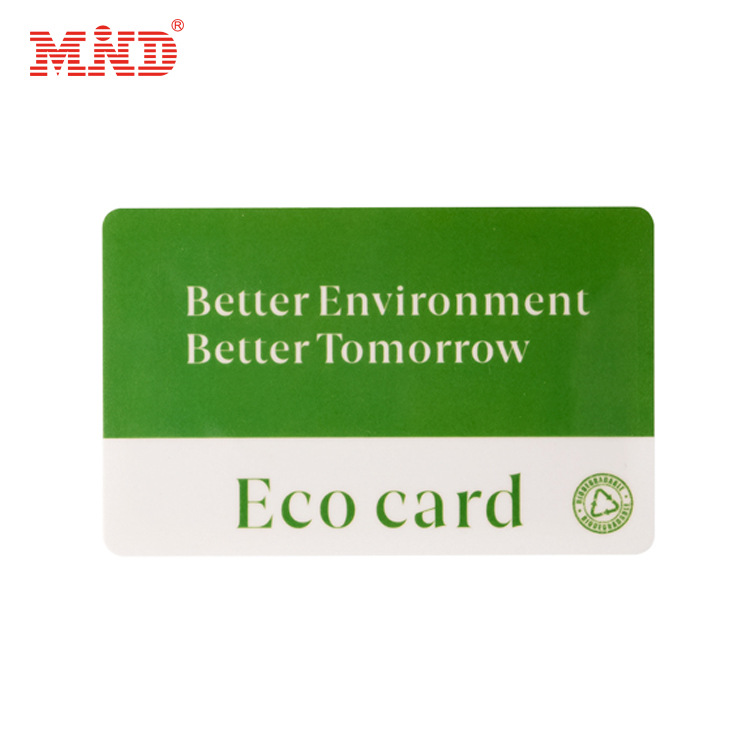 Eco-friendly recycled Bio Cards bio paper like pvc nfc card