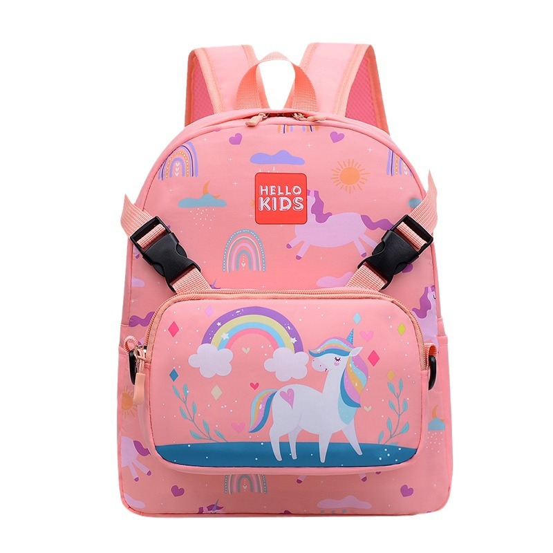 Gran capacidad nuevo estudiante de la escuela primaria mochila primer y segundo grado unicornio reducción carga chica viaje crossbody bolsa hombro