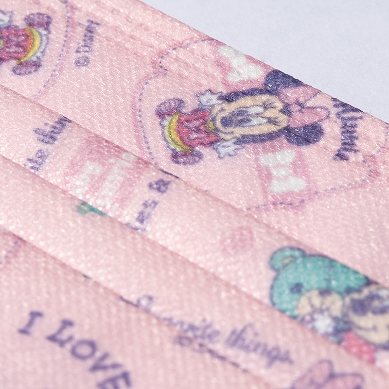 MINISO Famous and Excellent Products Desini Series Disposable Masks Protective Dust-proof Cute Cartoon Printing Students