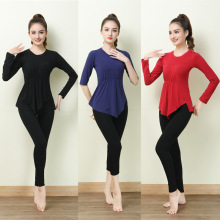新款古典舞蹈服现代舞健身服套装舞蹈练功服女成人广场舞体操服