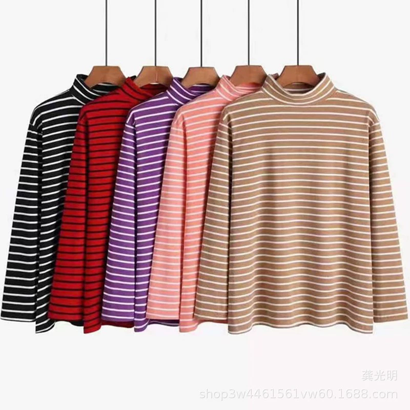 Новая женская одежда Derong теплая одежда для пожилых женщин в полоску нижняя рубашка теплая костюм осень-зима шерсть нижнее белье для женщин