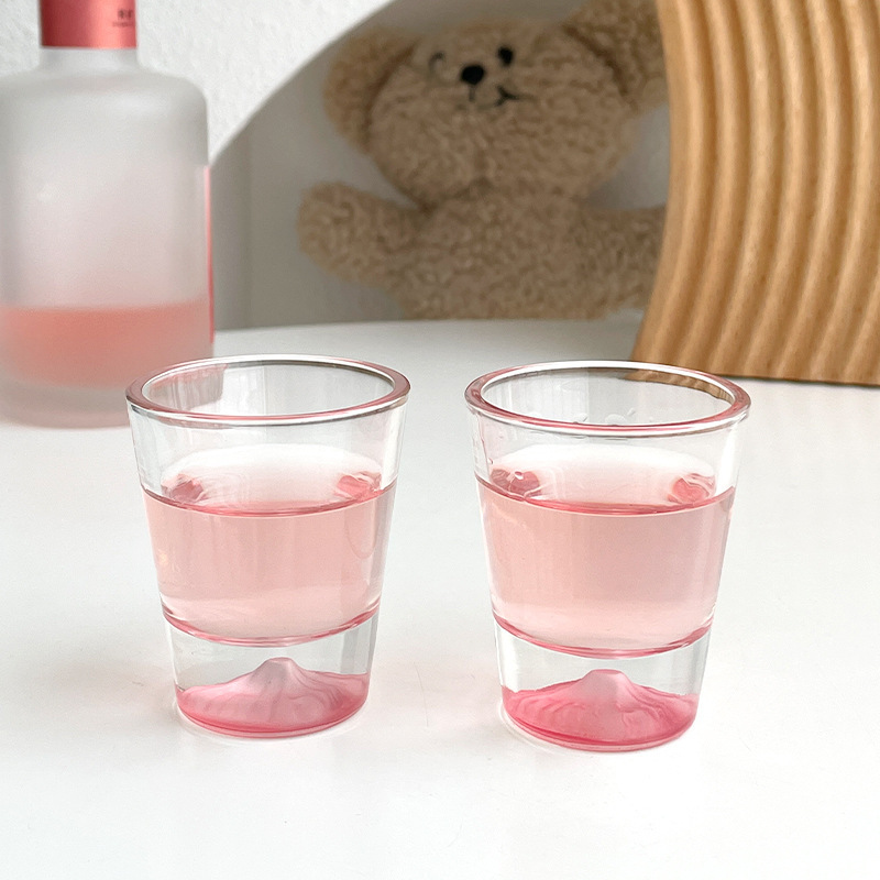 Ins風富士山小杯軽豪華ミニ清杯日本式焼酎杯セット焼酎杯一杯|undefined