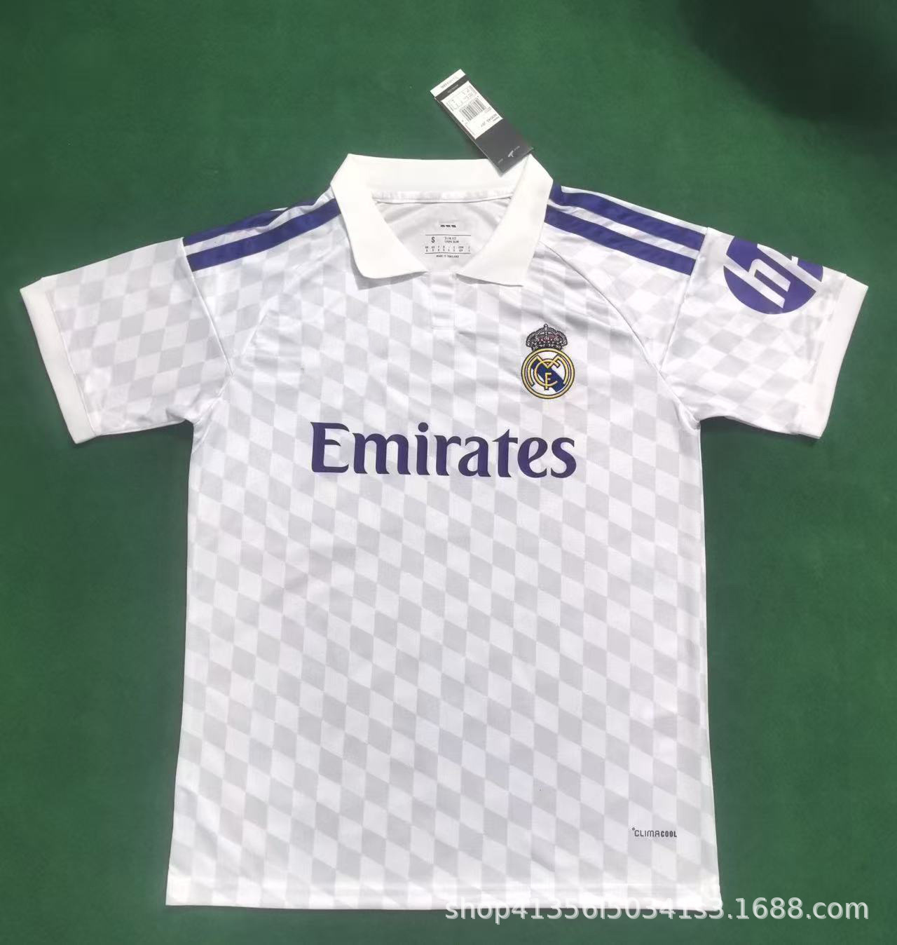 Camiseta de Fútbol Edición Aficionados de Poliéster Manga Corta para Deportes