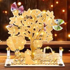 クロスボーダー既製木製誕生日パーティー装飾品結婚式のお金のギフトクロスボーダークリエイティブ新製品装飾品