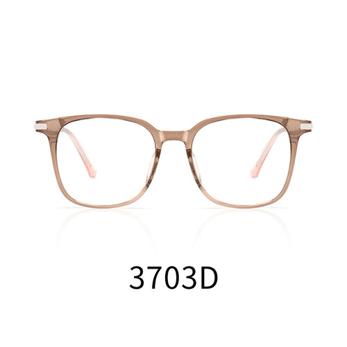Best 3703D trendy INS style retro large-frame glasses frame ultra-light TR90 full-frame glasses optical glasses frame
