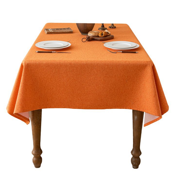 algodón tela de mesa impermeable sin lavado lujo ligero alta sensación rectangular tela de mesa de mesa antideslizante tela de mesa a prueba de polvo
