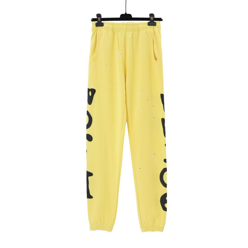 Sp1derヒップホップ歌手Young Thugと同じスタイルのフォームレター555555カップル用パーカーPinkスウェットシャツ|undefined