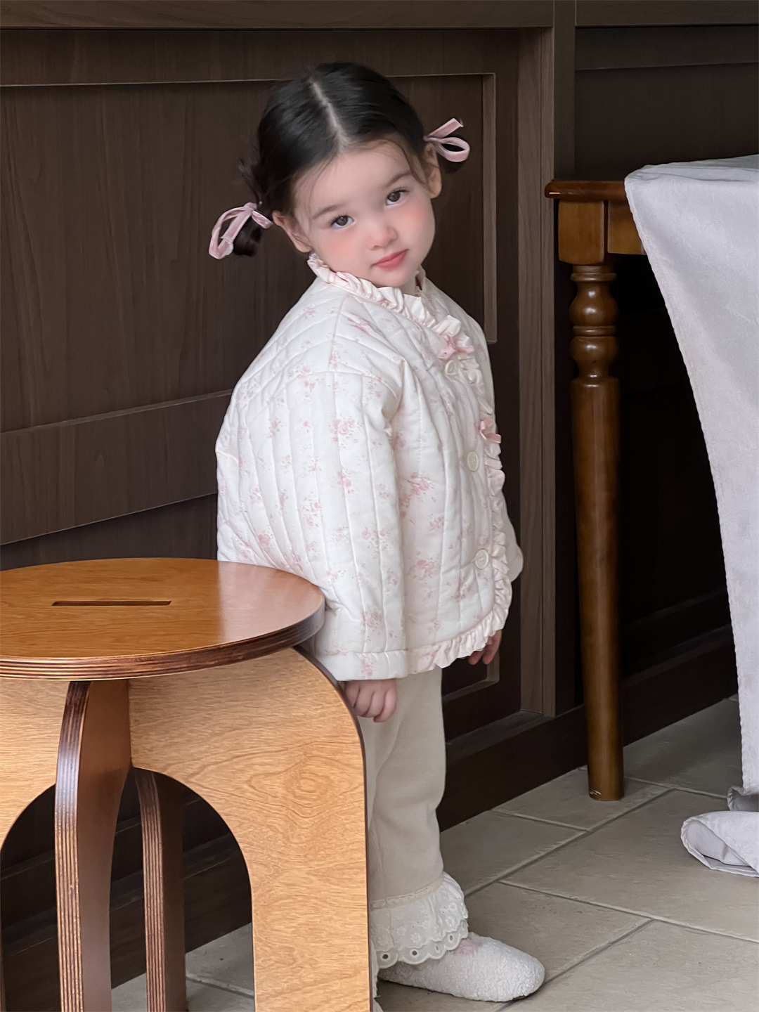 Ropa de algodón de invierno infantil otoño invierno ropa de terciopelo ropa infantil coreana niñas abrigas de algodón grueso abrigo de algodón bebé