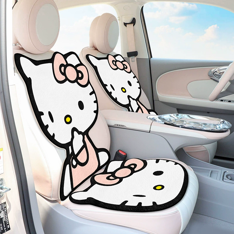 美车仔 Plush cartoon seat, three dimensional winter universal pillow