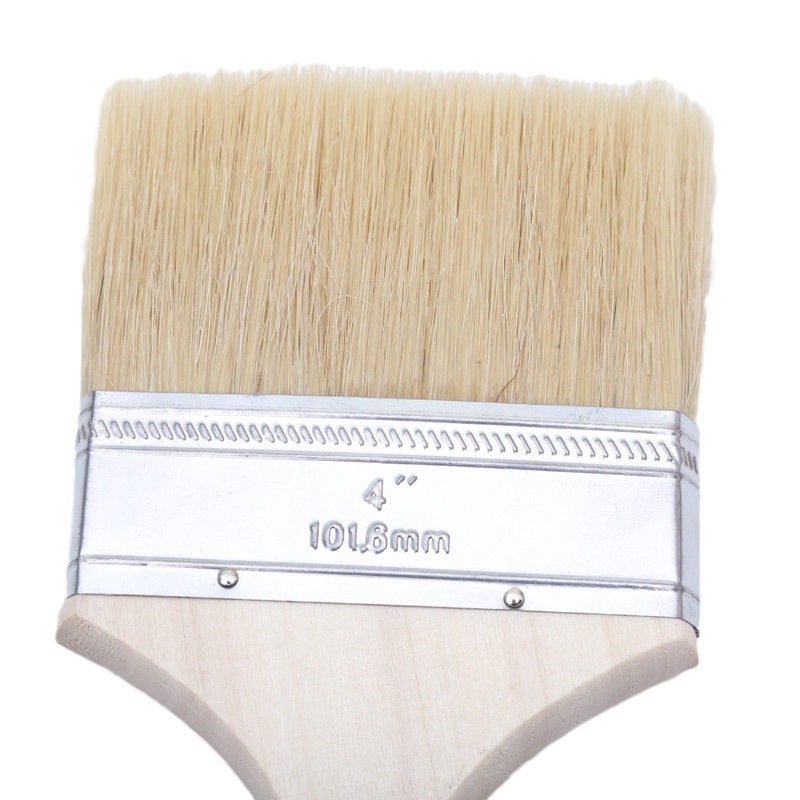 FUENTE fabricantes de exportación mango amarillo cola negra mango de madera cepillo de cerdas engrosada Comercio exterior cepillo de pelo suave cepillo de pintura de tamaño completo