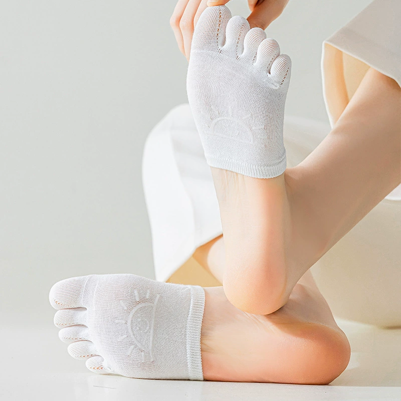 Spring summer thin invisible socks for toes