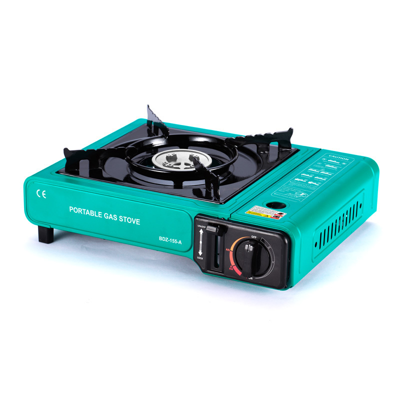 Estufa de tarjeta de doble uso para exteriores Estufa de barbacoa al aire libre de olla caliente Cass portátil Estufa de gas doméstica Estufa de gas Estufa de gas