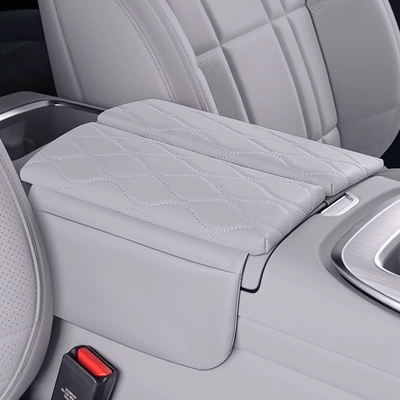 Central Armrest Cover, Heightening Pad, Armrest box pad - dark-blue-s09-shale-gray