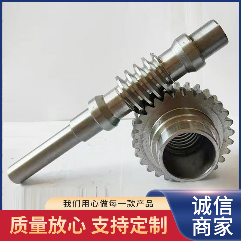 升降机蜗轮蜗杆 减速电机涡轮蜗杆 双导程蜗轮蜗杆加工非标件
