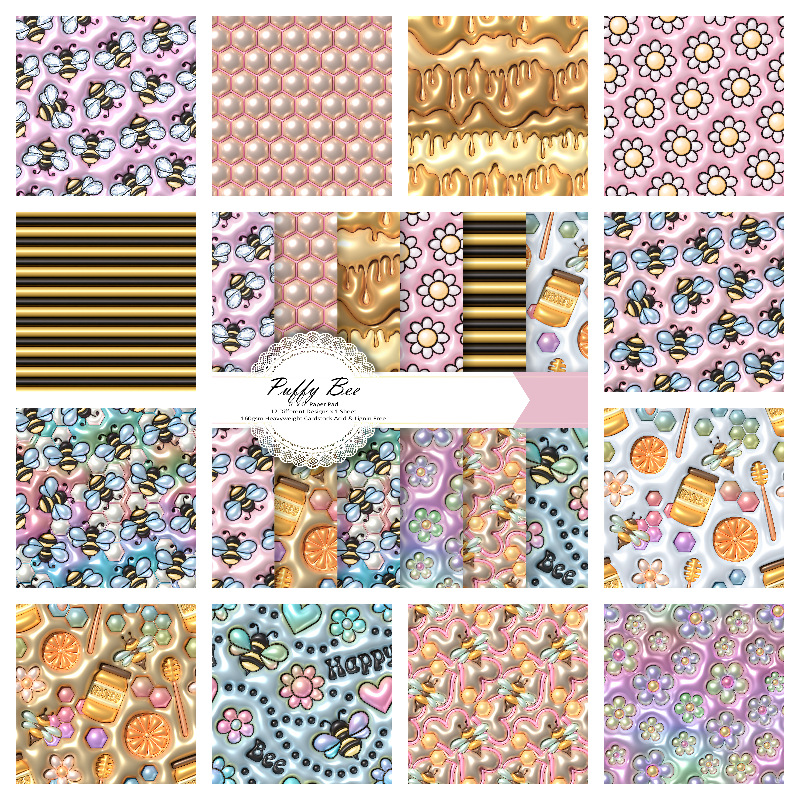 12 hojas colección de portapapeles transfronterizos portapapeles material de libro de papel papel de fondo papel de patrón DIY álbum de fotos papelería image 16