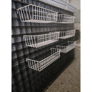 Mesh Grid Perforated Board Hanging Basket Wire Mesh Storage Basket Supermarket Multifunctional Storage Basket Exhibition Display Rack Base