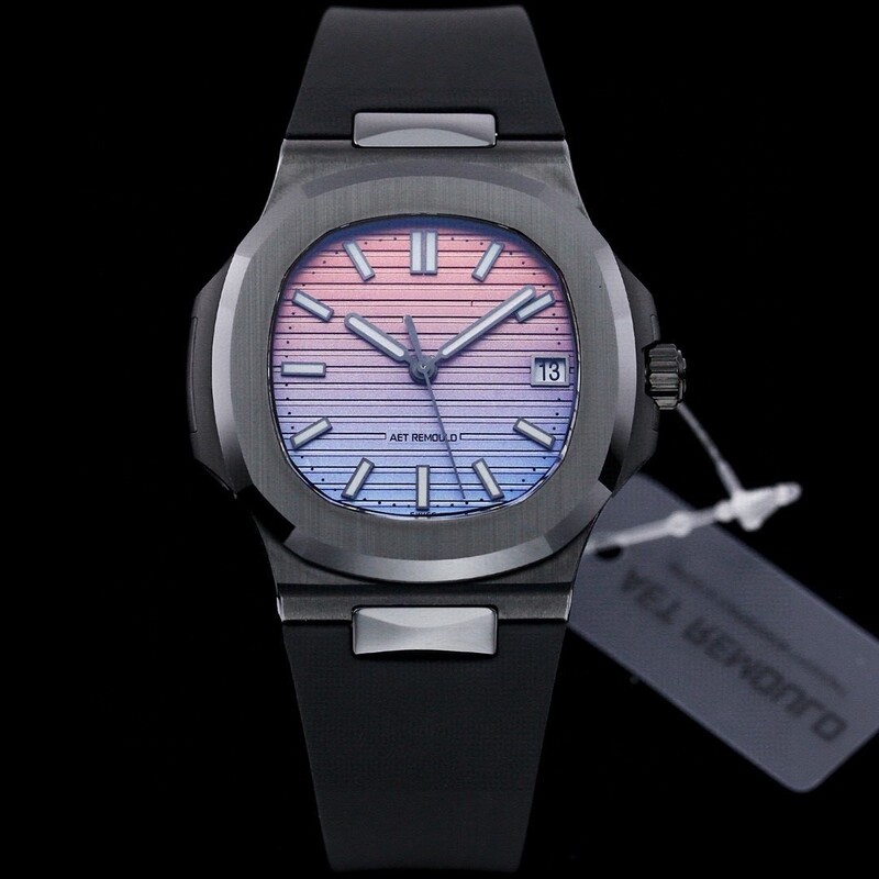 Black and White Ceramic Watch Nautilus 5711 Full Ceramic Waterproof Mechanical Watch Fully Automatic Mechanical Men's Watch
